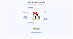 Desktop Screenshot of kneequickie.com