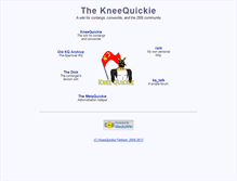 Tablet Screenshot of kneequickie.com